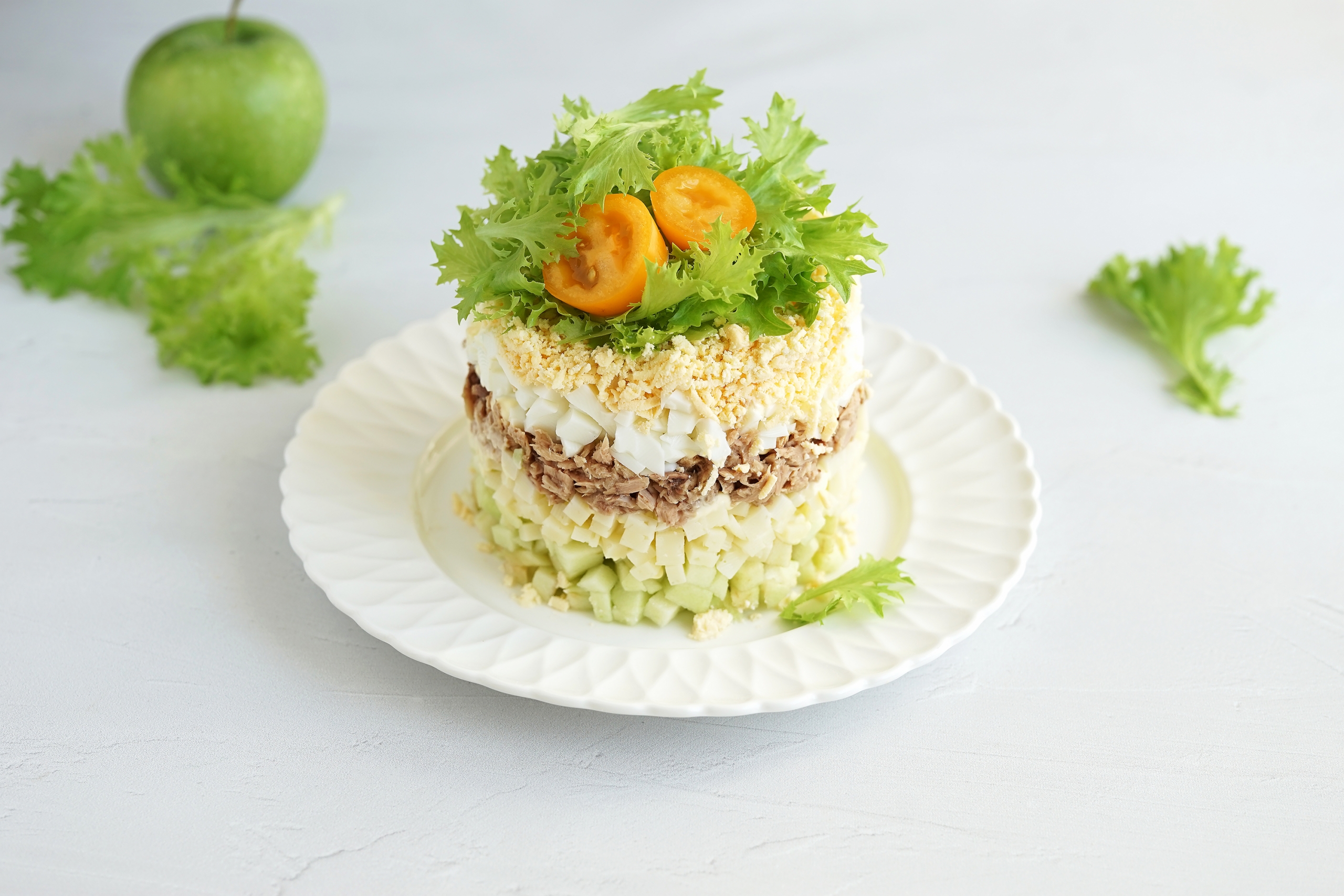 Рецепт: Салат из пекинской капусты - с тунцом