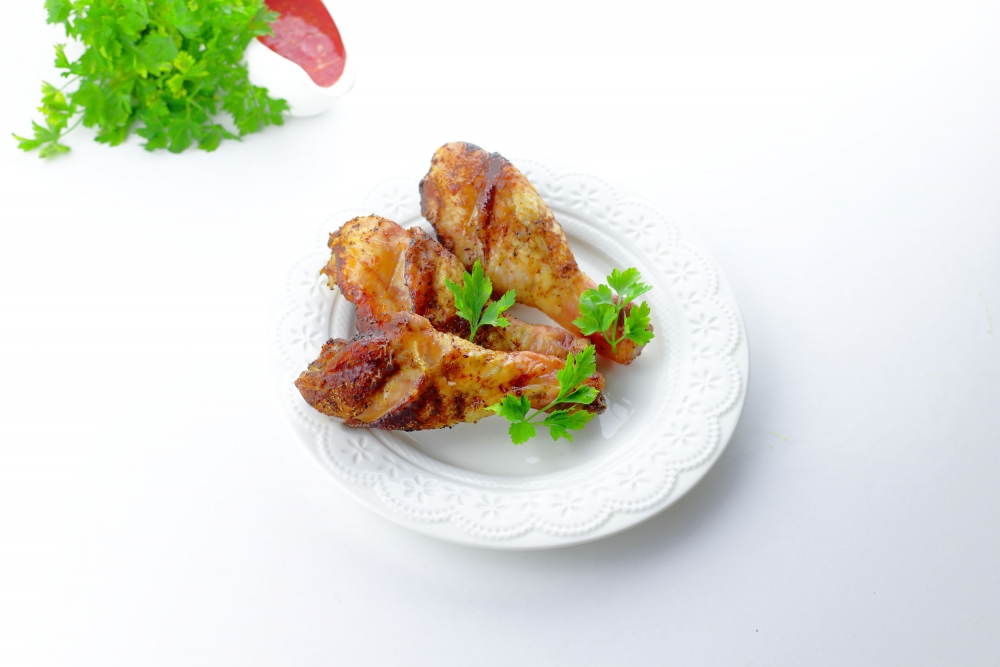 Жареная курица на сковороде по корейски