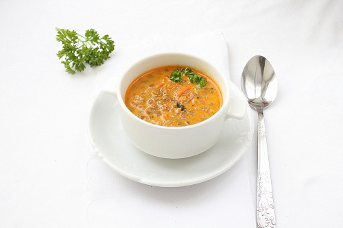 Чечевичный суп с карри