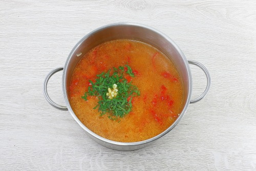 Куриный суп с рисом и томатной пастой – пошаговый рецепт приготовления с фото