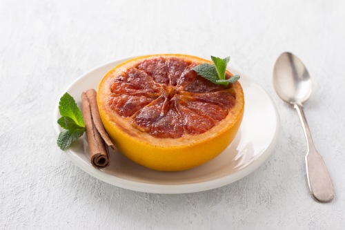 Запечённый грейпфрут &#8211; низкокалорийный десерт