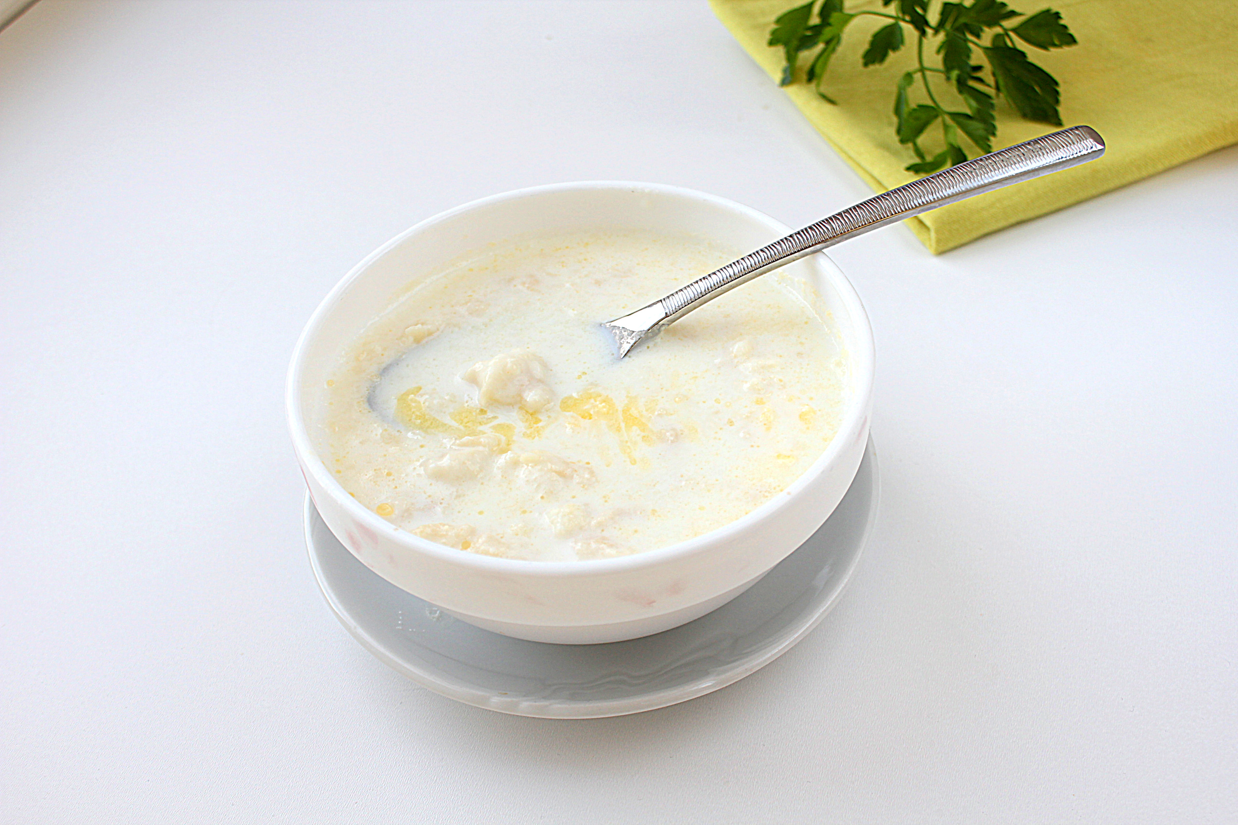 Молочный суп затирка для детей — рецепт с фото