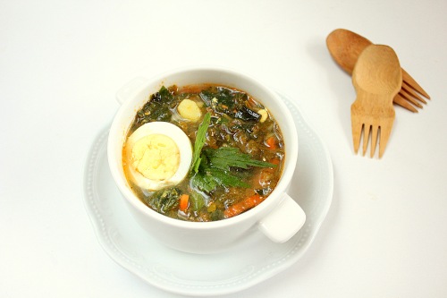 Суп из крапивы и щавеля с яйцом и картофелем: рецепт с фото | Меню недели