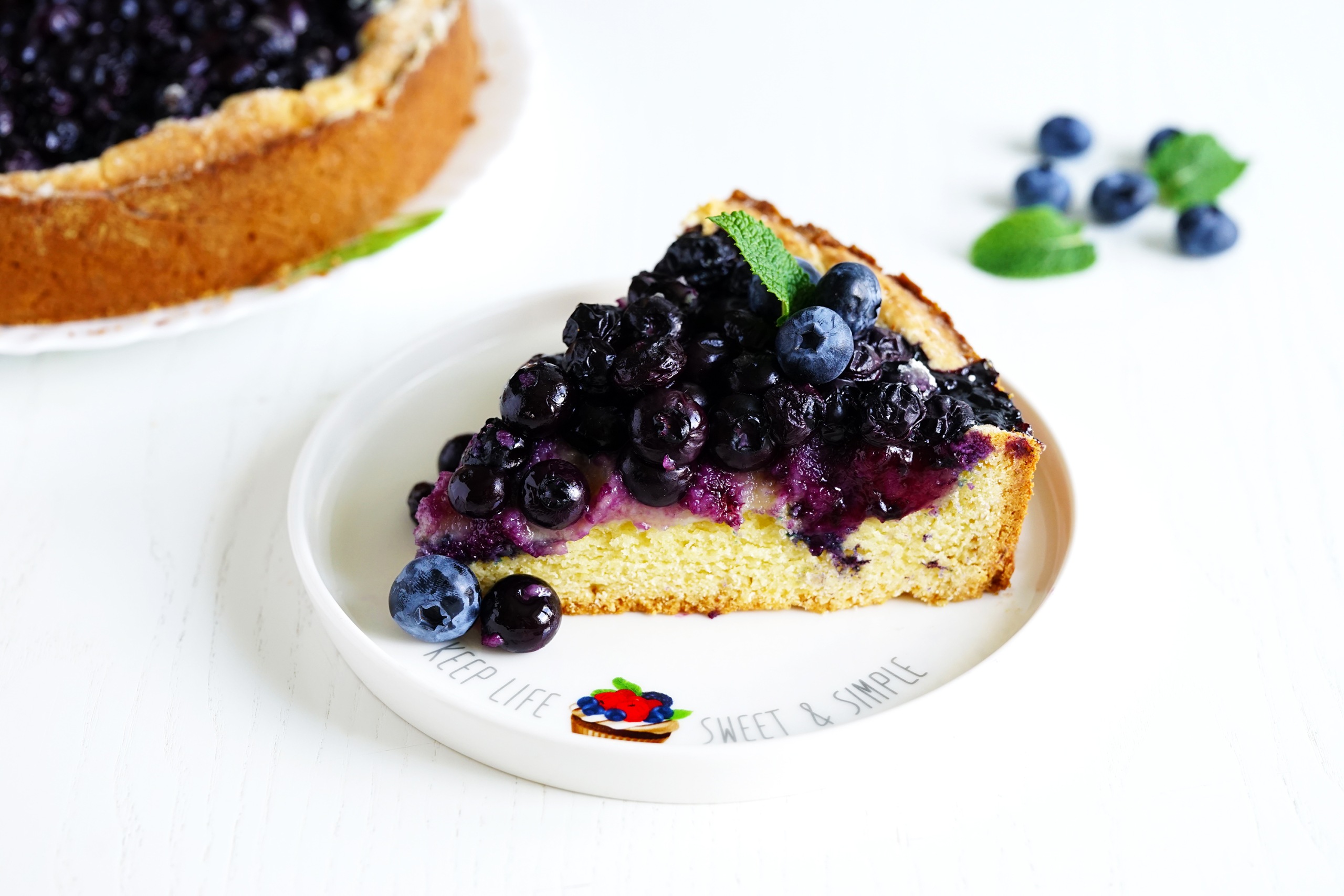 Открытый пирог с ягодами – рецепт в духовке