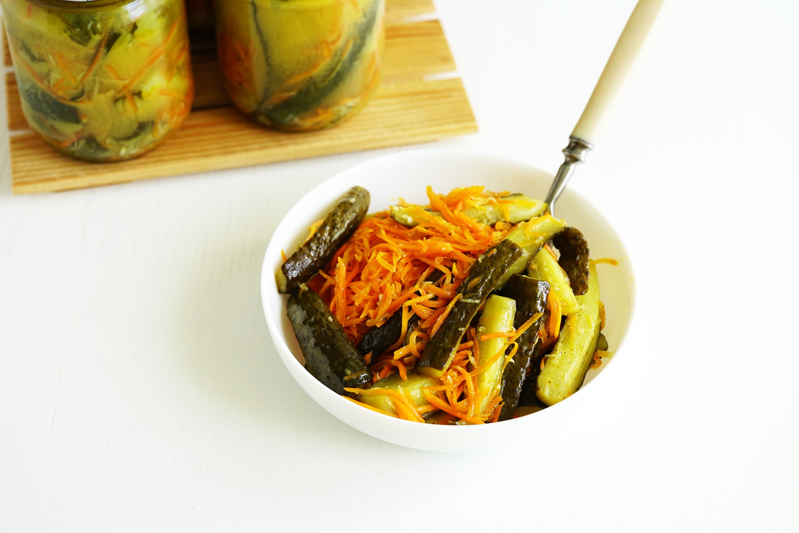 Салат из огурцов по-корейски на зиму