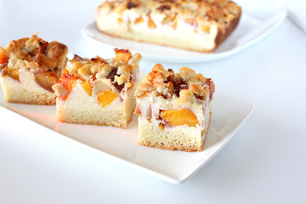 Пирог с персиками, пошаговый рецепт на ккал, фото, ингредиенты - Евгения