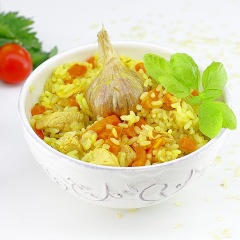 С курицей