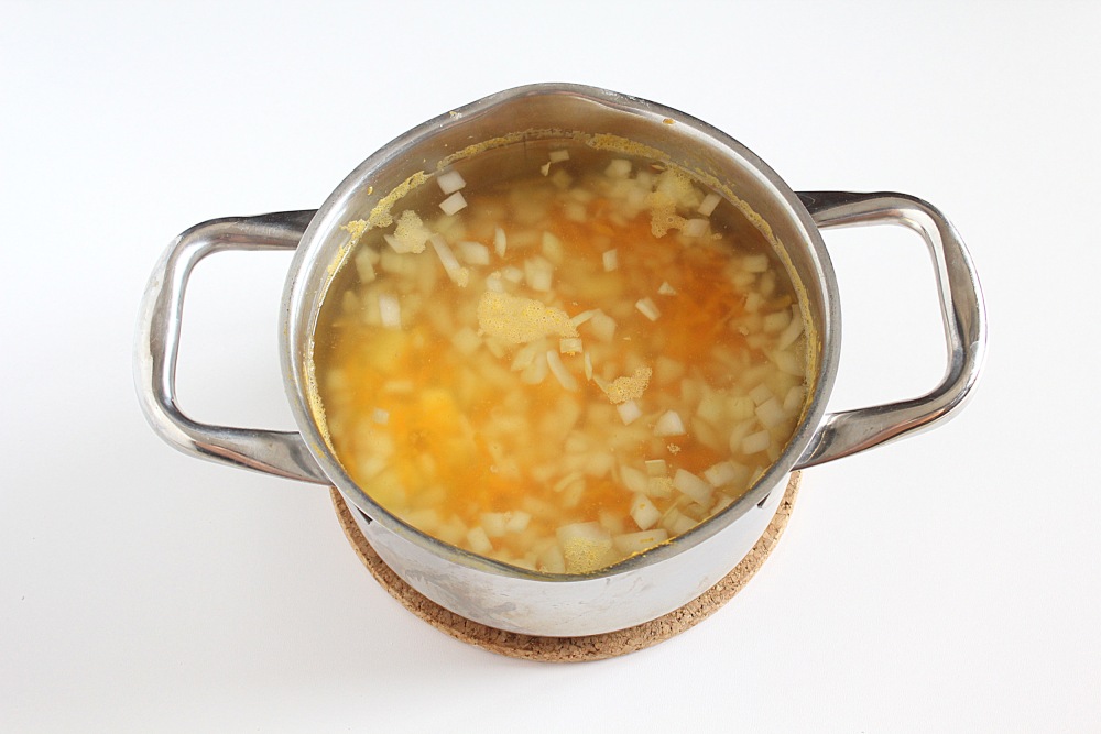 Суп из сайры с рисом