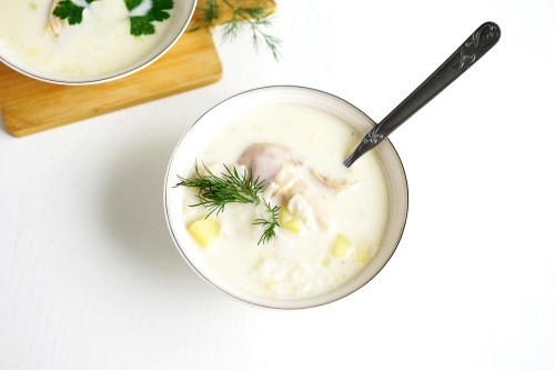 Вариант 1. Классический рецепт диетического сырного супа