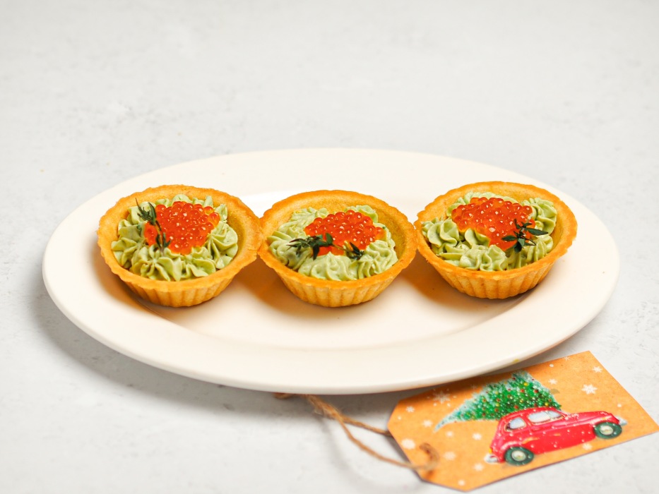 Как приготовить тарталетки с икрой и авокадо - ПП закуску на новогодний стол