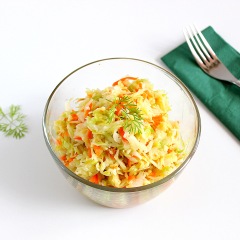 Салаты из свежей моркови с уксусом