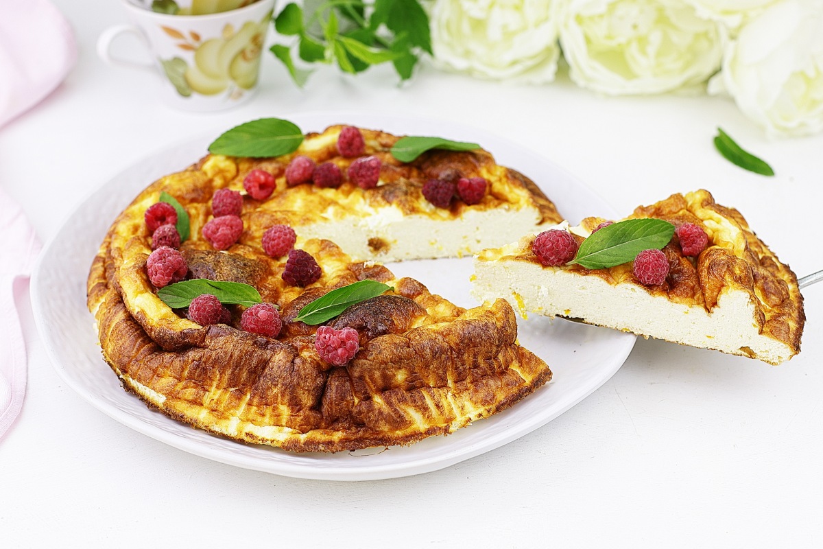 Запеканка из творога с болгарским перцем