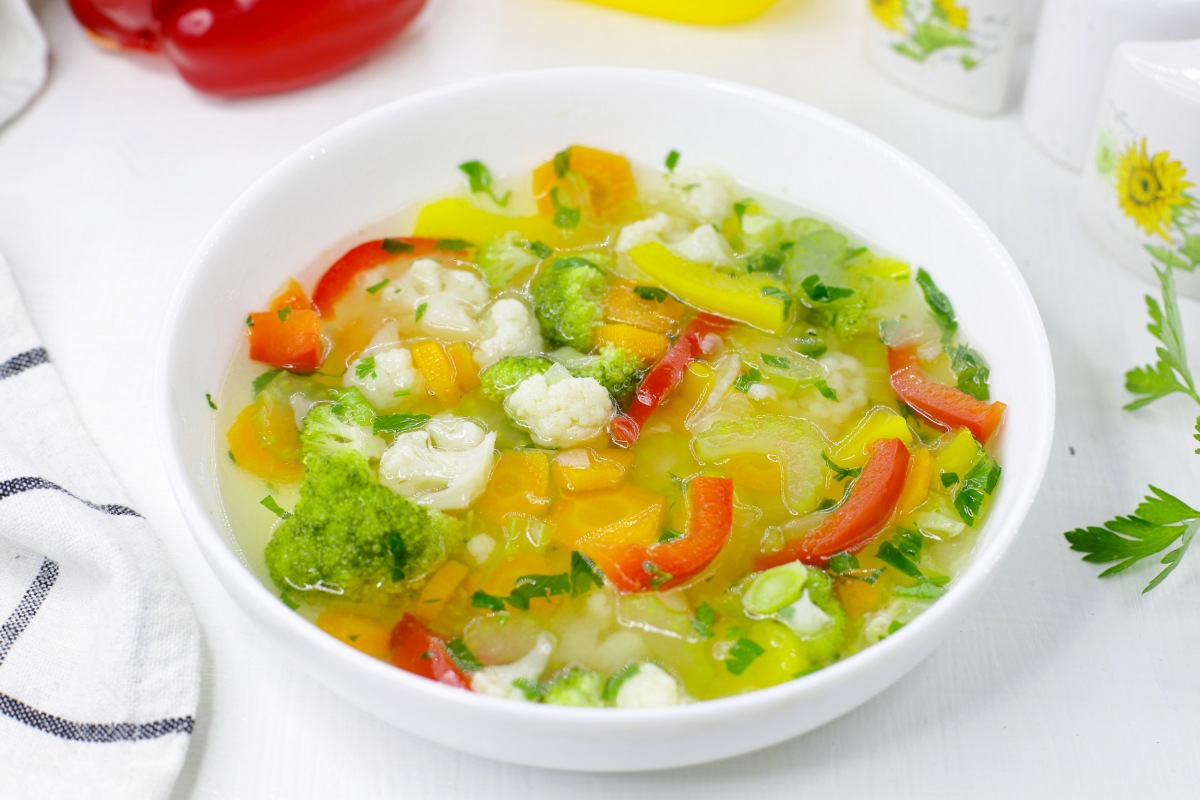 Зимний овощной суп