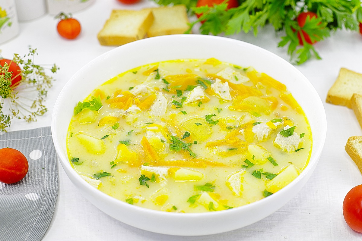 Сырный суп по-французски