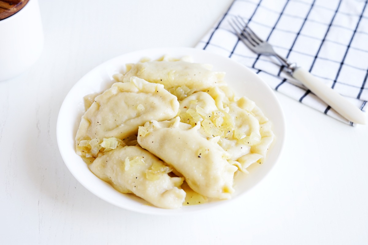 Ленивые вареники с картошкой и тыквой