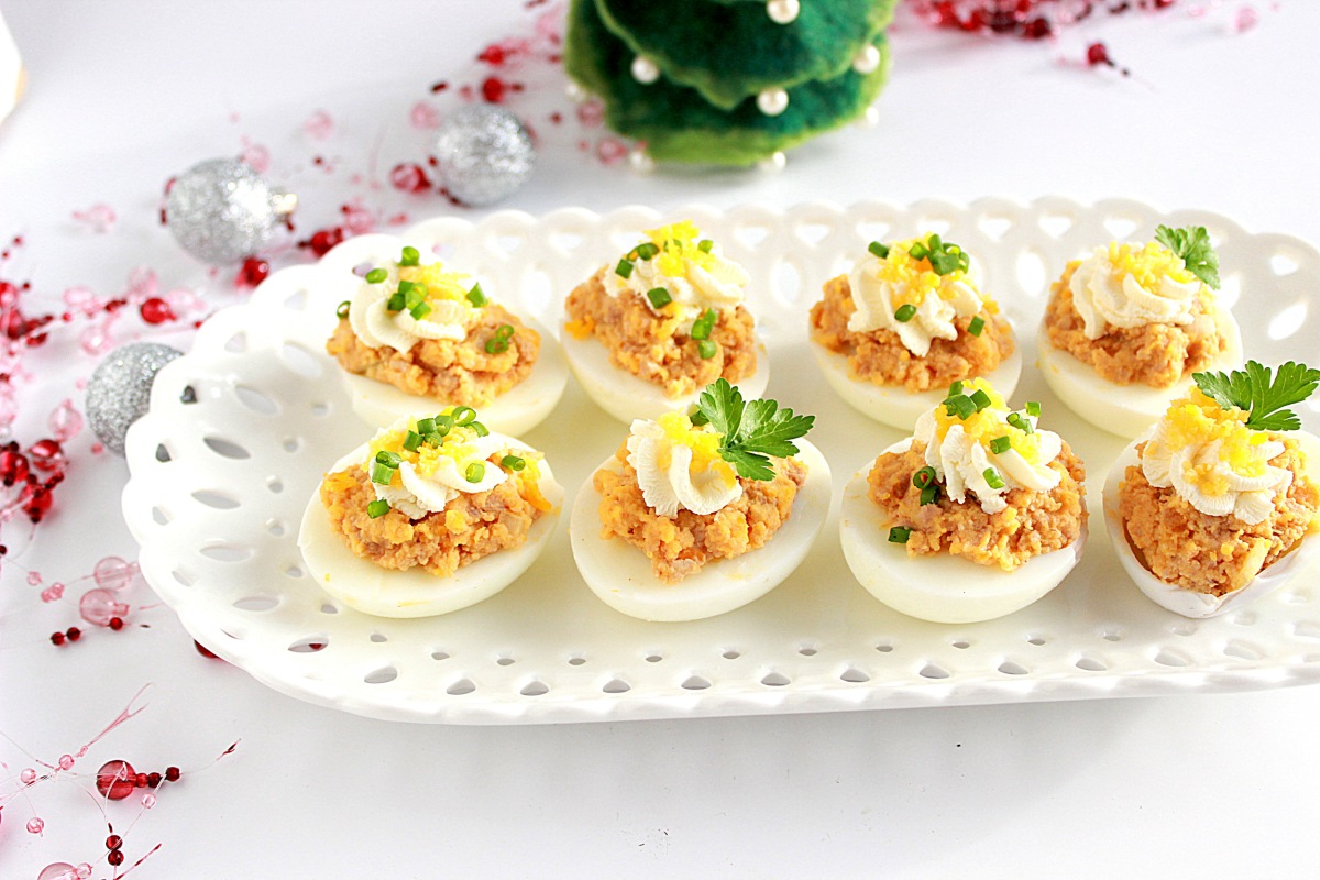 Яйца, фаршированные печенью