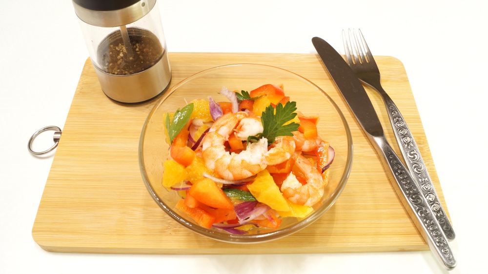 Салат с креветками самый вкусный Салат с креветками самый вкусный