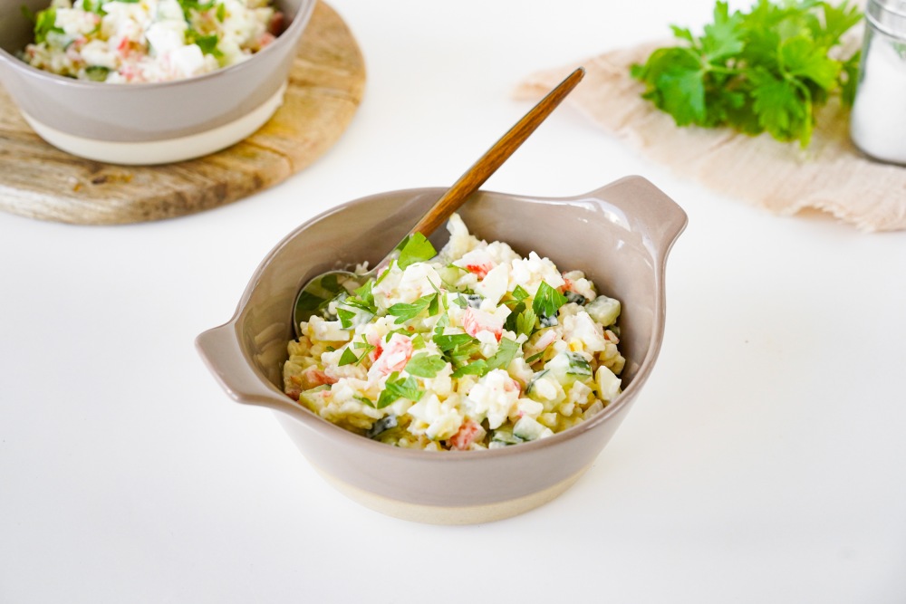 Крабовый салат без кукурузы