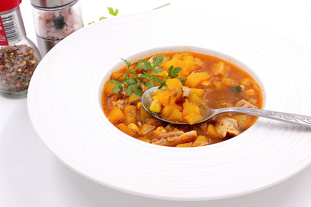 Тыквенный суп с курицей: вкусный и простой