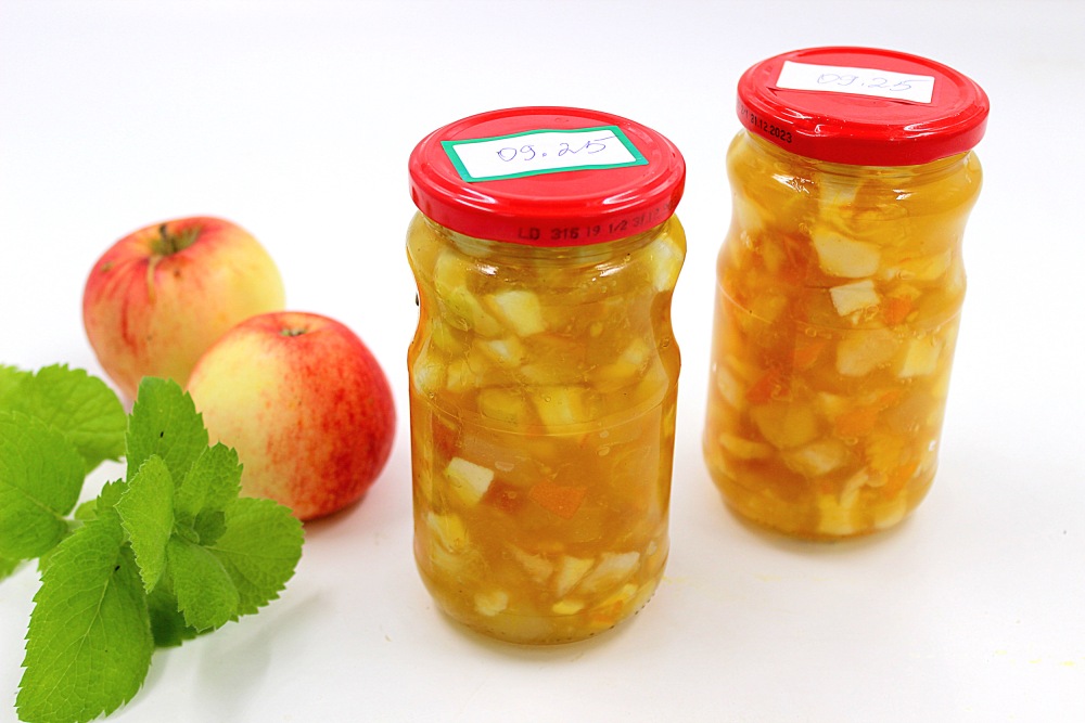 Варенье из яблок с апельсином