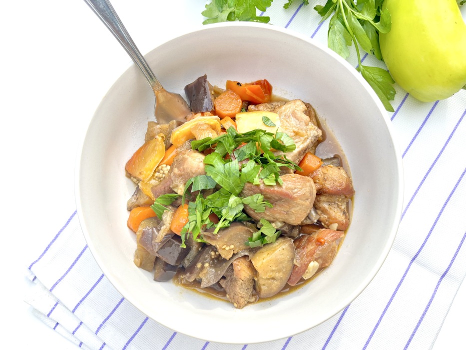 Баклажаны с мясом по-грузински Баклажаны с мясом по-грузински