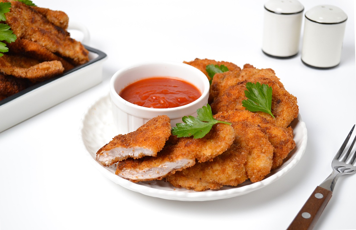 Куриные отбивные с томатным соусом