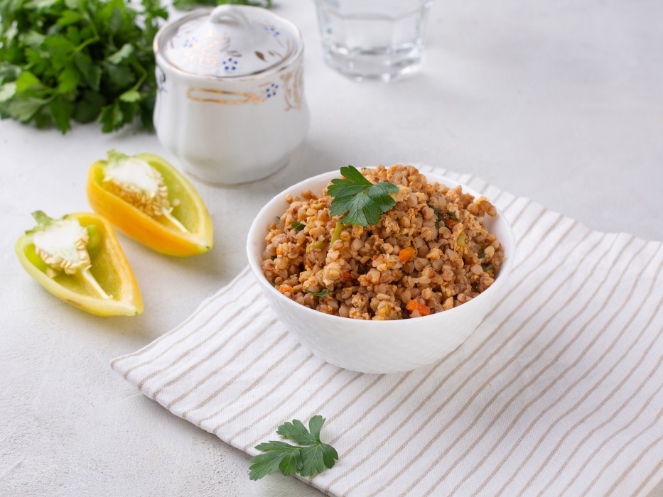 Гречка по-купечески с фаршем