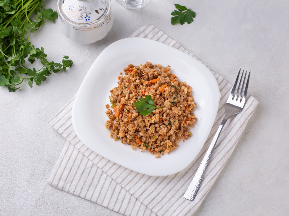 Гречка по-купечески с фаршем