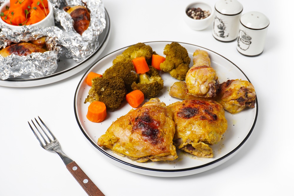 Курица в фольге в духовке кусочками Курица в фольге в духовке кусочками