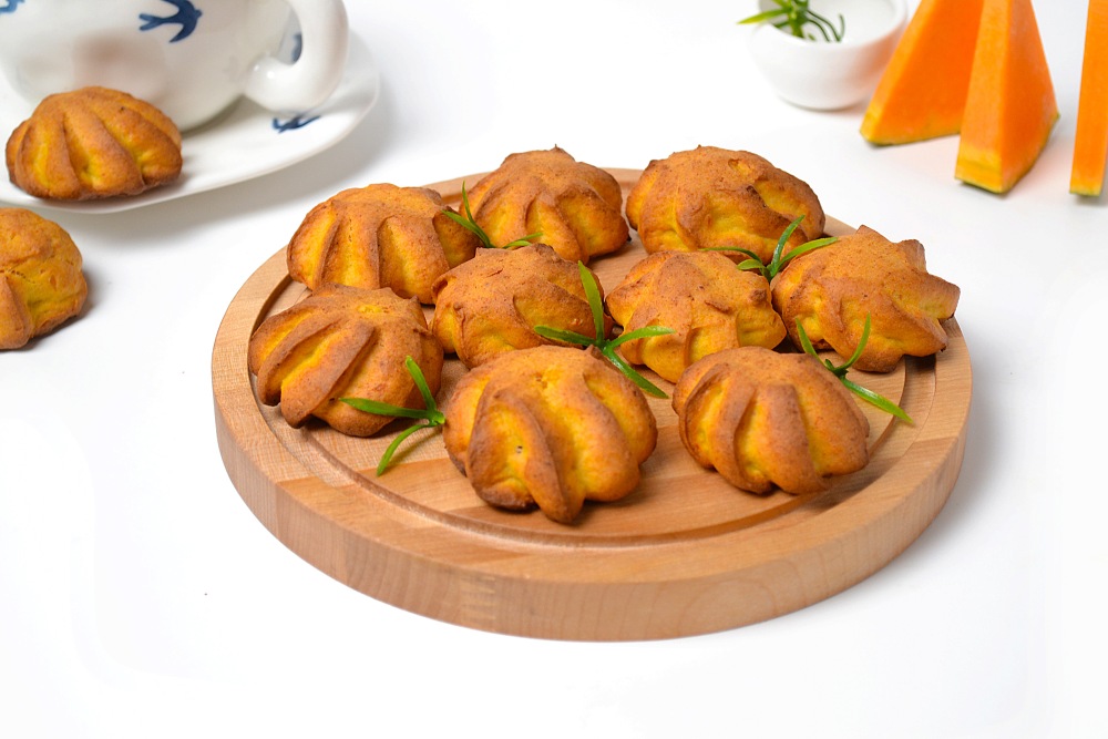 Творожно-тыквенное печенье