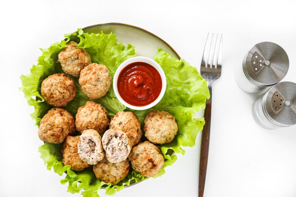 ПП котлеты из индейки в аэрогриле