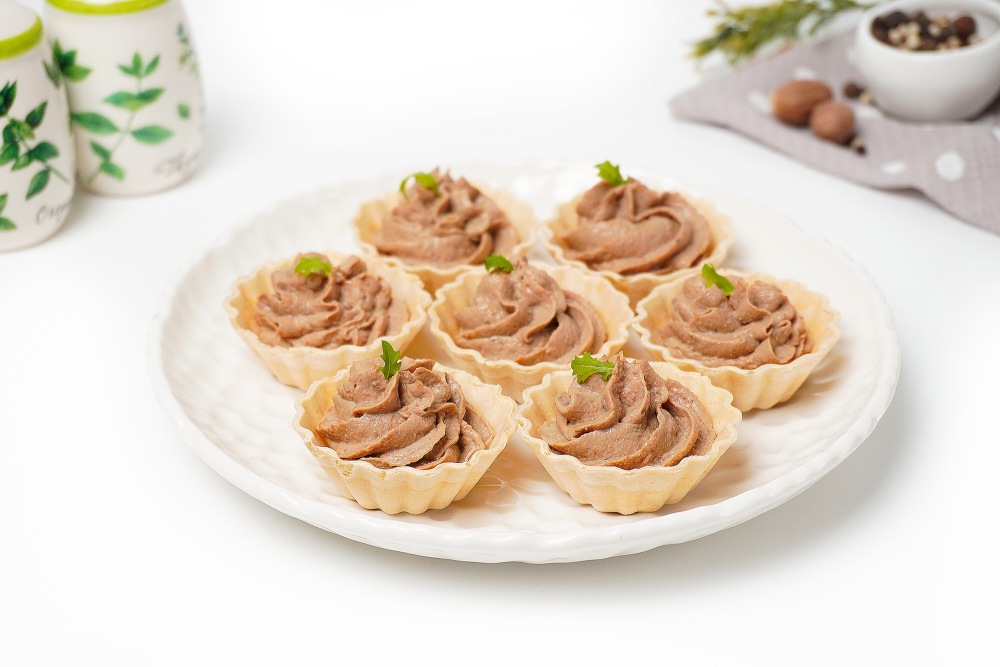 Паштет из куриной печени в домашних условиях со сливками