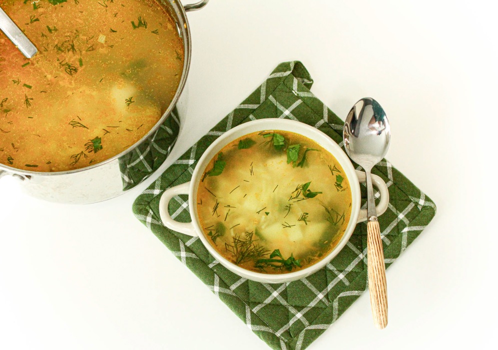 Суп из индейки с вермишелью