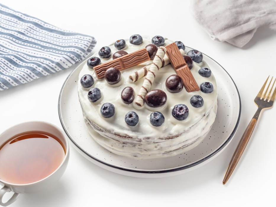 Черемуховый торт со сметанным кремом