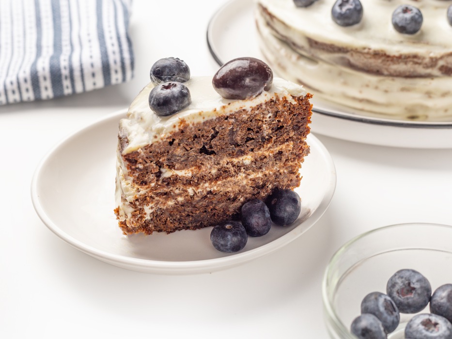 Черемуховый торт со сметанным кремом