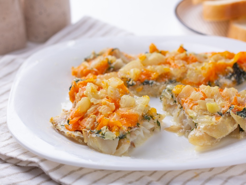 Хек в духовке диетический