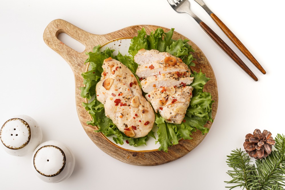 Куриные грудки запеченные в фольге на Новый год