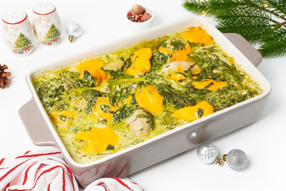 Ножки курицы в сливочно-чесночном соусе на праздничный стол