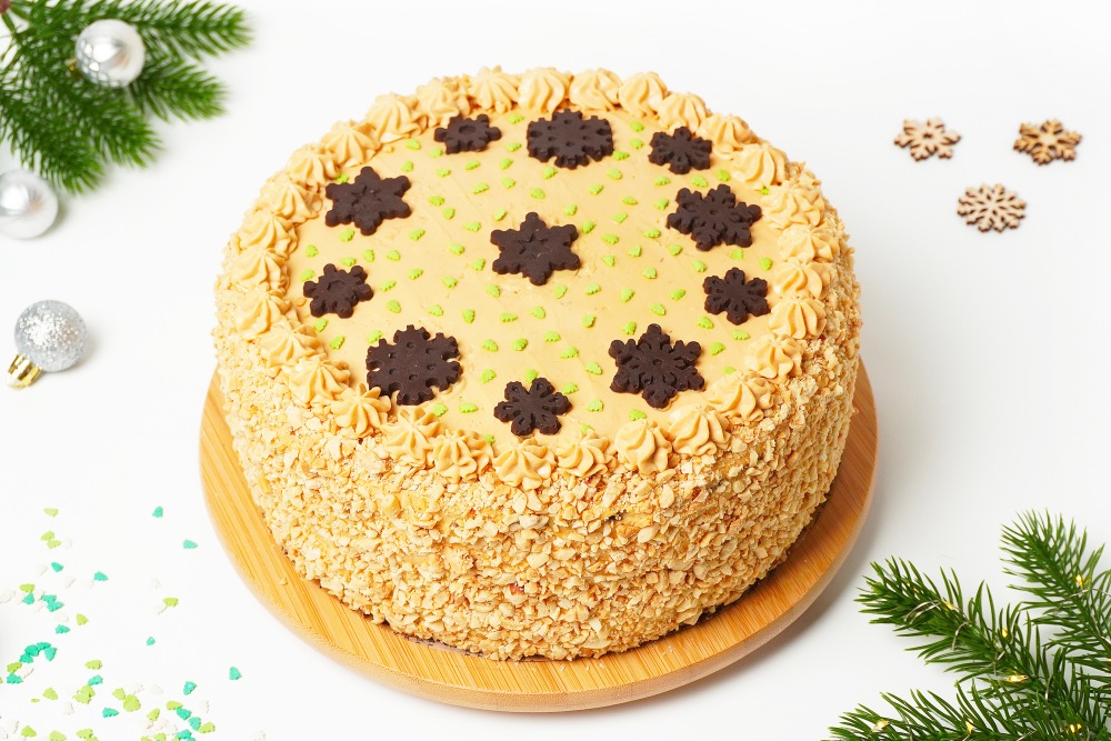 Новогодний торт 2026