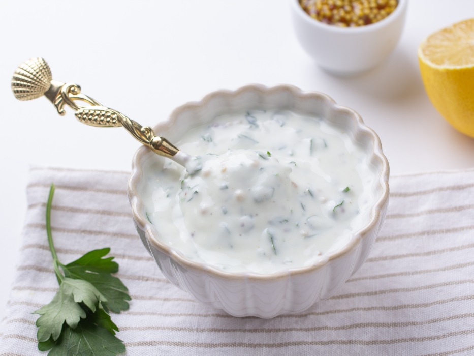 Соус из греческого йогурта для салата