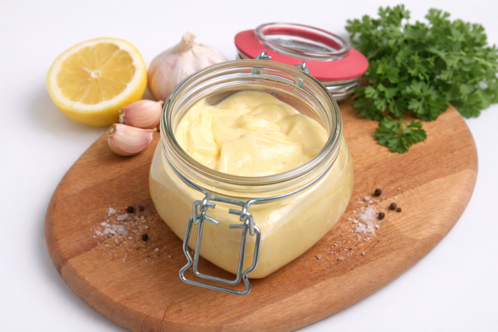 Самый вкусный и простой домашний майонез