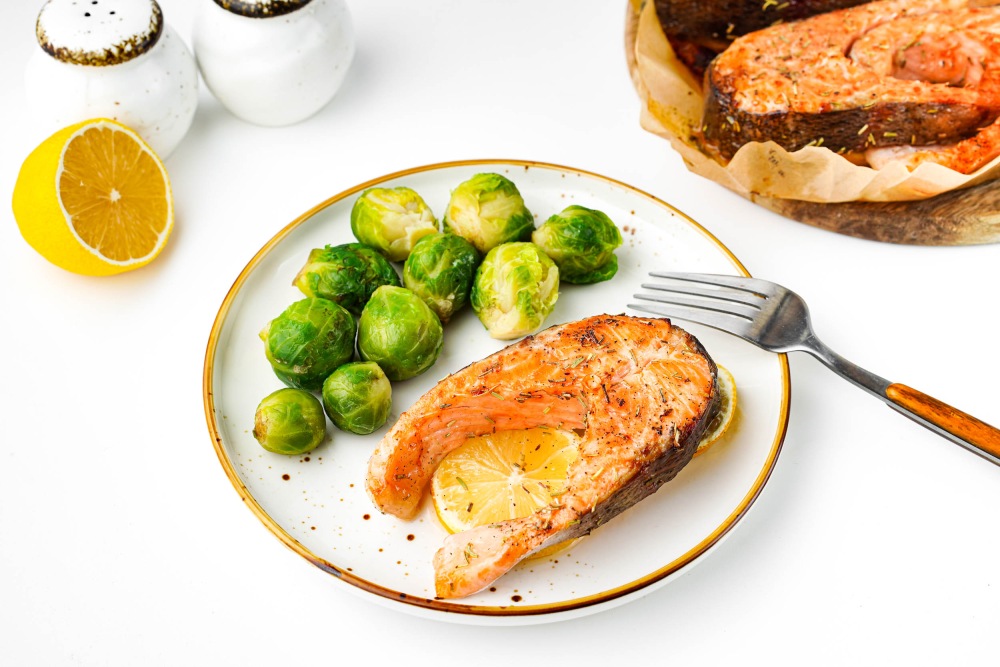 Как приготовить стейки форели в аэрогриле