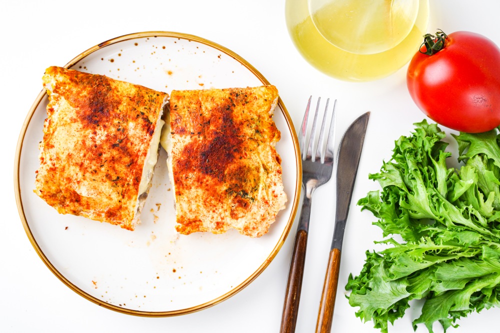 Конвертики из фарша с начинкой