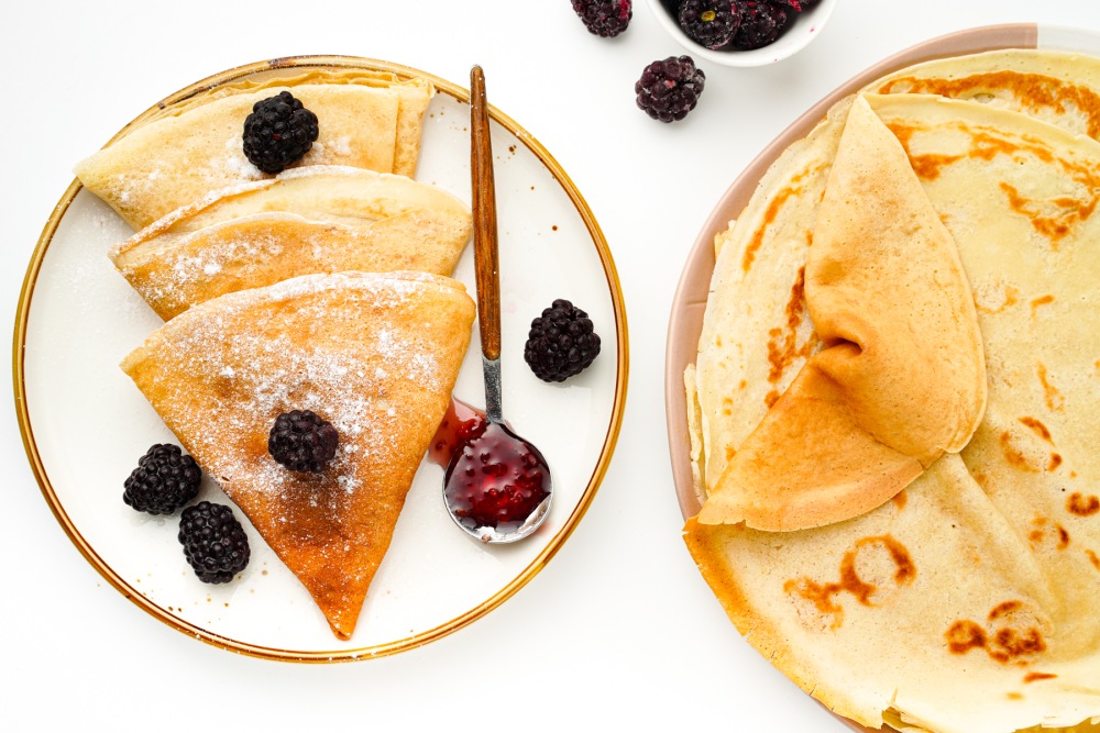 Постные блины на овсяном молоке