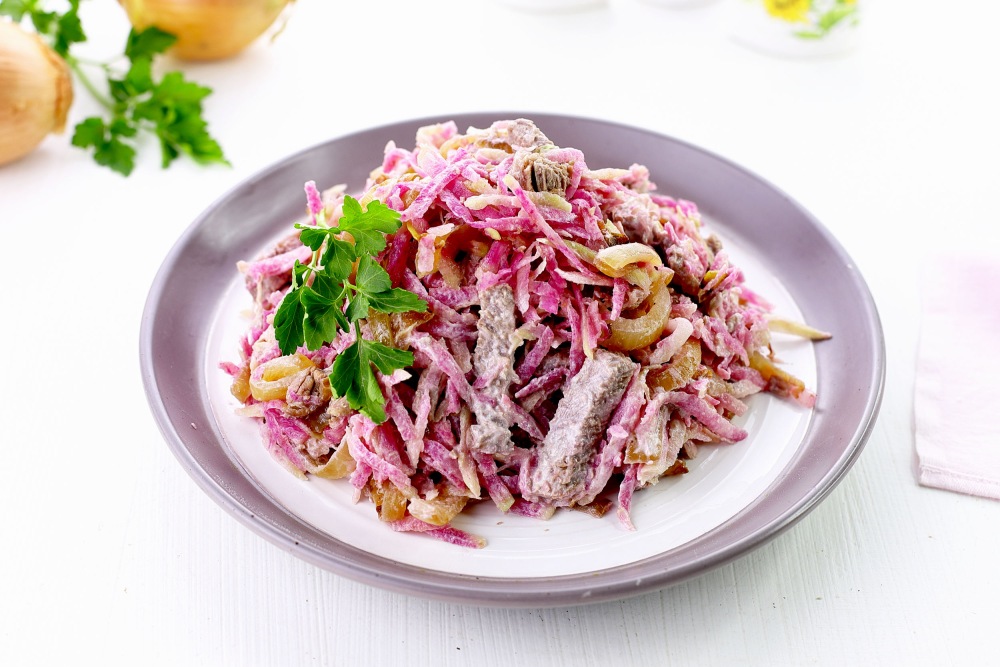 Салат Узбекистан рецепт классический с говядиной