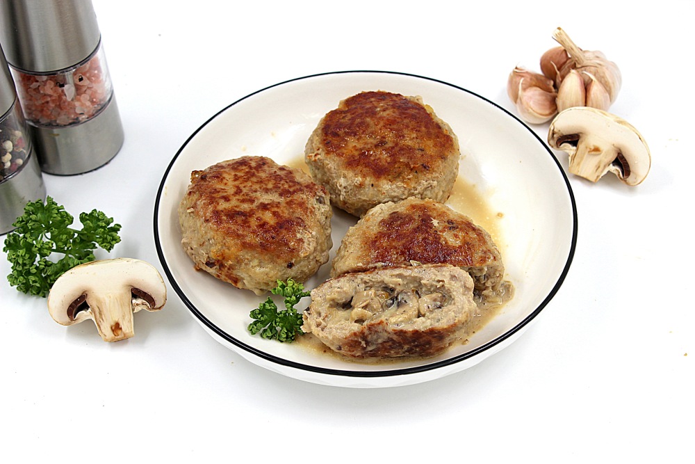 Зразы с грибным жульеном для заморозки