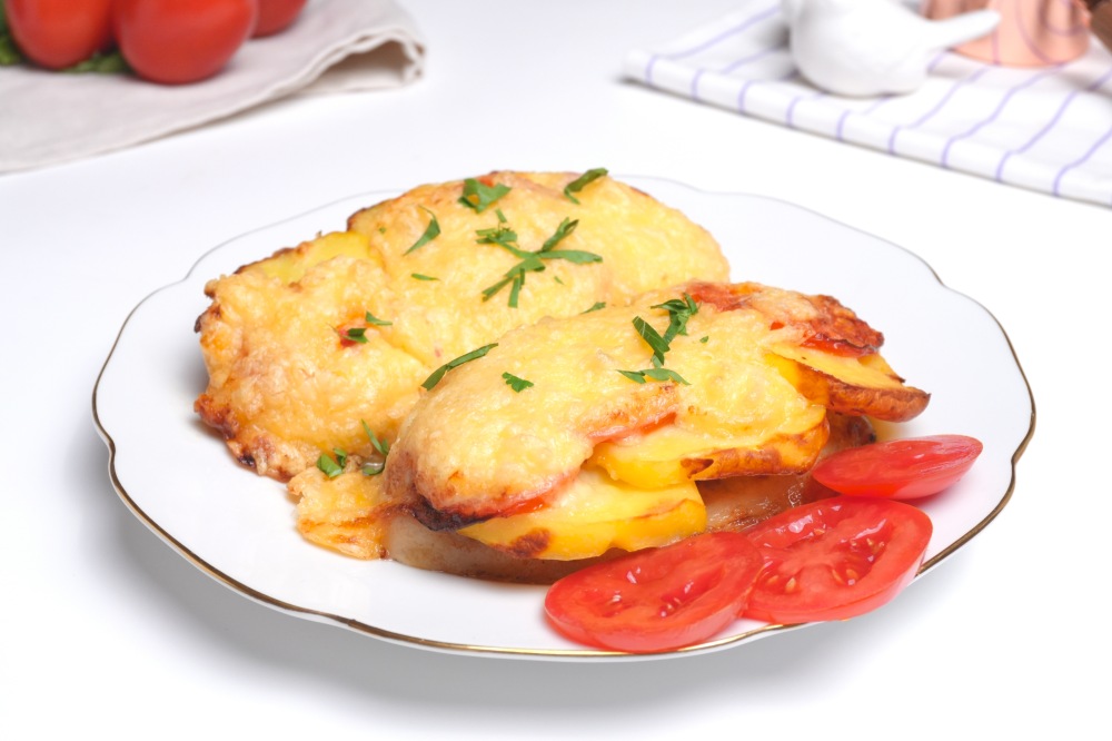 Мясо по-французски в аэрогриле из свинины