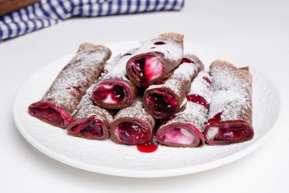 Шоколадные блины “Черный лес”