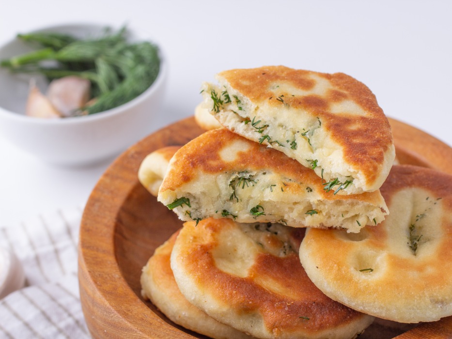 Лепешка постная на дрожжах