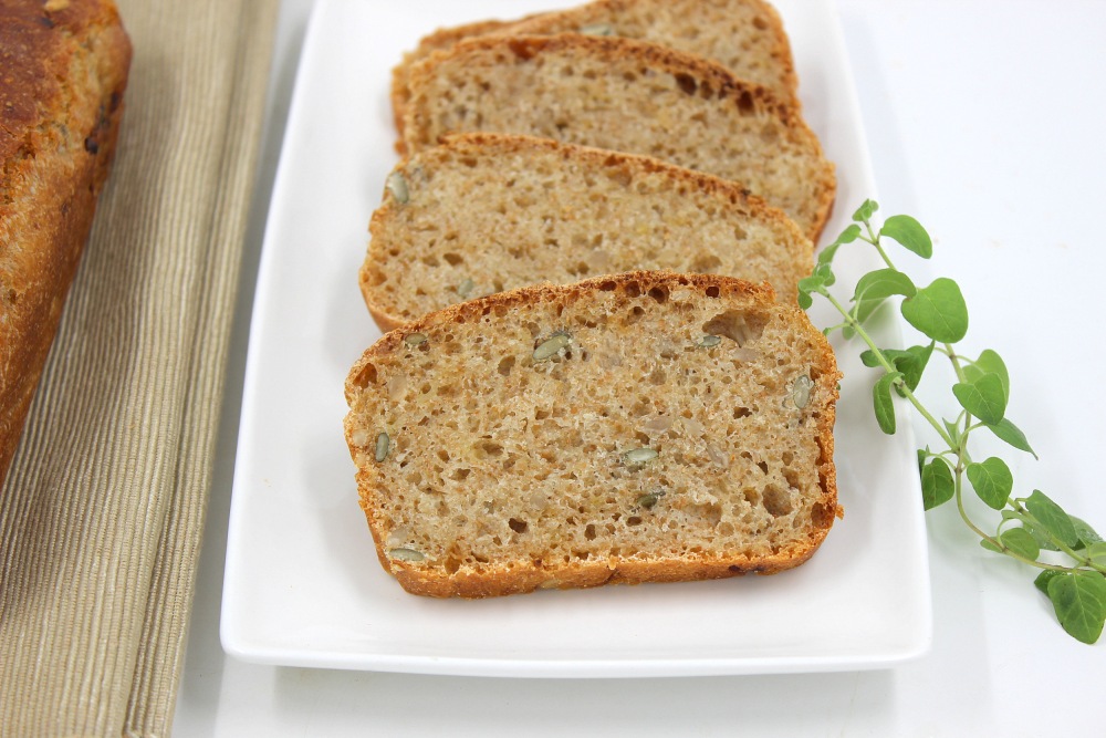 Постный хлеб в духовке